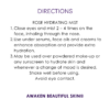 directions rose tangerine hydrating mist