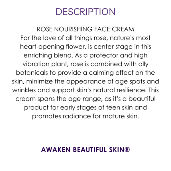 Myrtle & Rose Nourishing Face Cream - Image 3