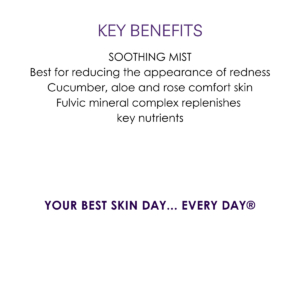 Key benefits cucumber rose soothing mist