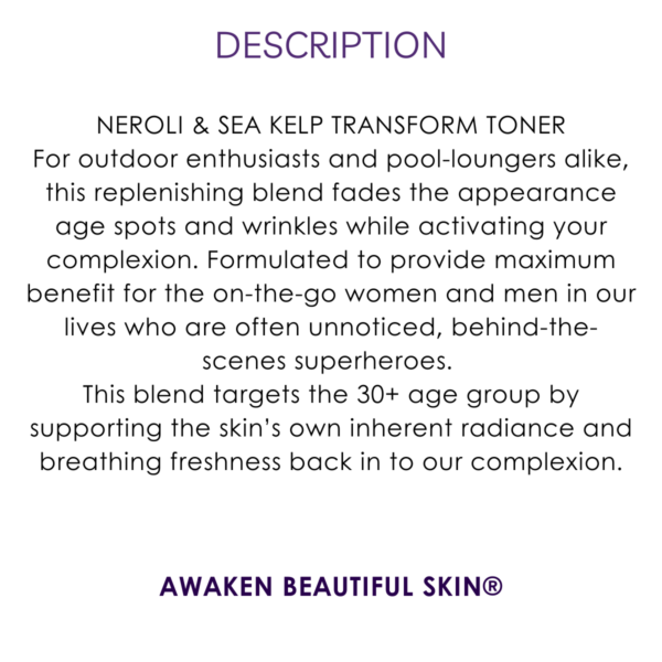 description neroli sea kelp transform toner