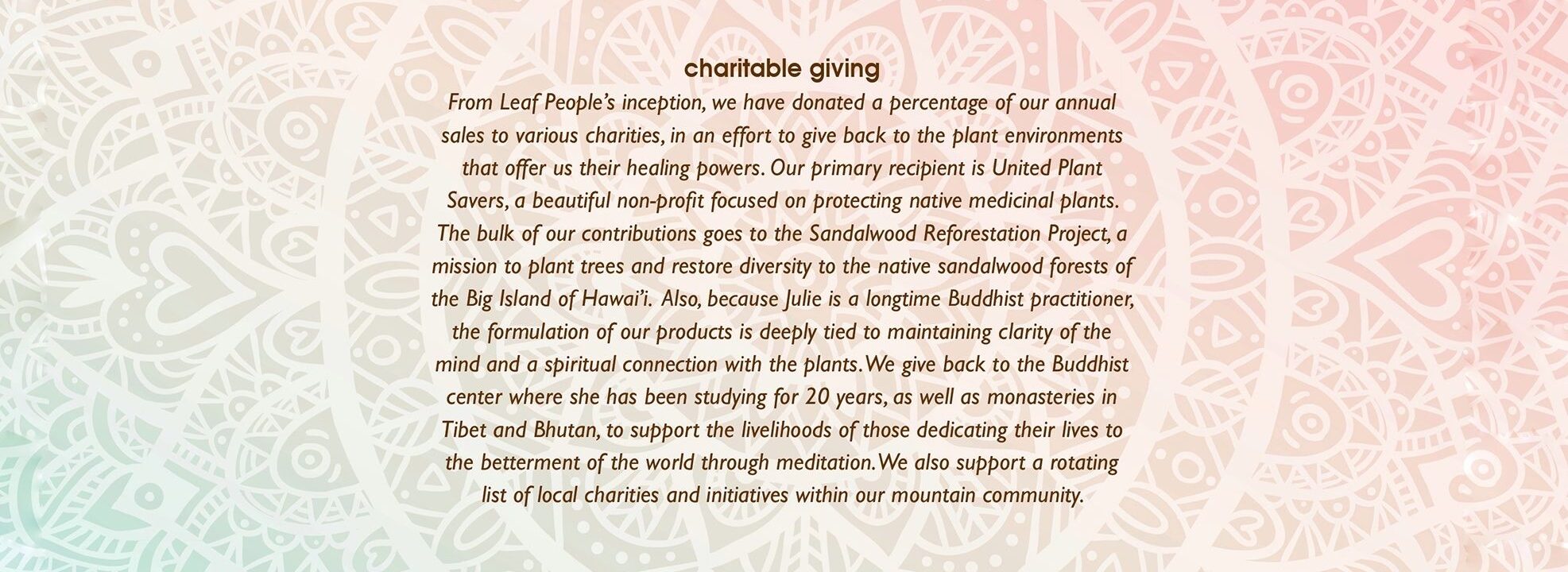 charity page larger border