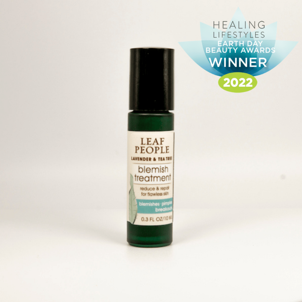 Winner - Healing Lifestyles Earth Day Beauty Award  |  lavender & tea tree blemish spot treatment