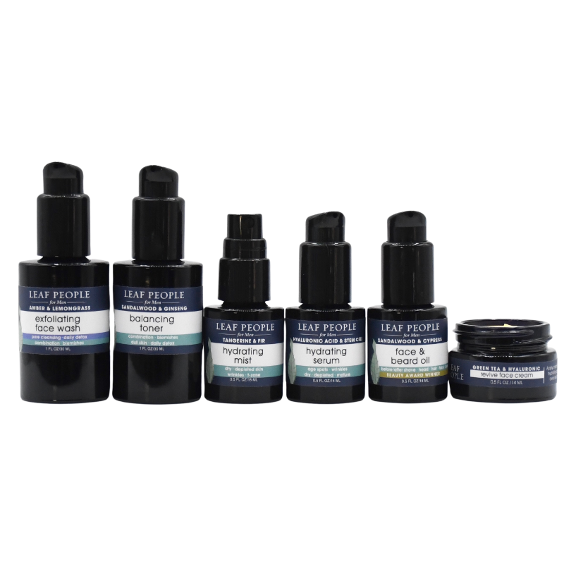 Complete · Mens Skin Care Kit 30 ml bottles 16ml bottle 14 ml bottle 14 ml jar