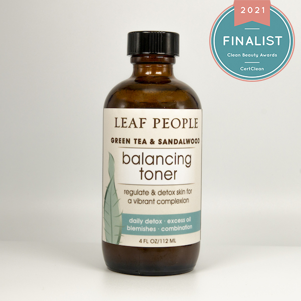 Finalist
Clean Beauty Award
green tea sandalwood balancing toner