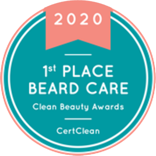 2020 1st place beard care cert clean awards