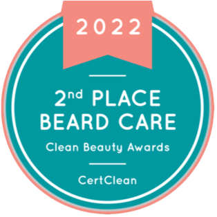 2022 2nd place beard care cert clean awards