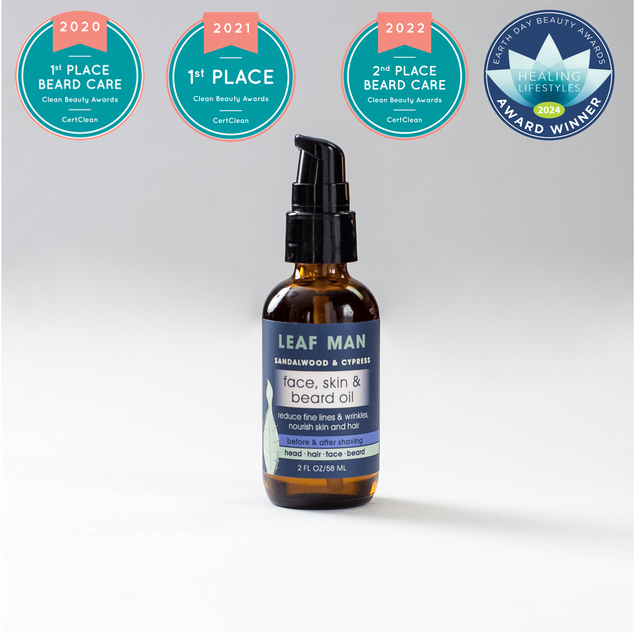 men’s complete face, skin & beard oil 